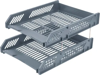 Лоток для бумаг Darvish DV-16283GR (серый)