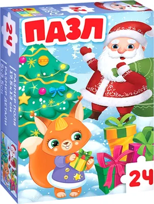 Пазл Puzzle Time Волшебная елочка / 10631285 (24эл)