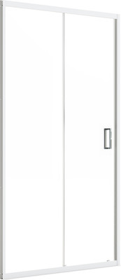 Душевая дверь Domani-Spa DoorCube 140x190 / DS04DCb140L0Cl00.W (белый/прозрачное стекло)