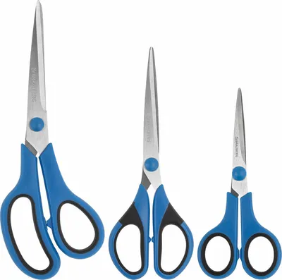 Набор ножниц канцелярских Brauberg 272978 (3шт)