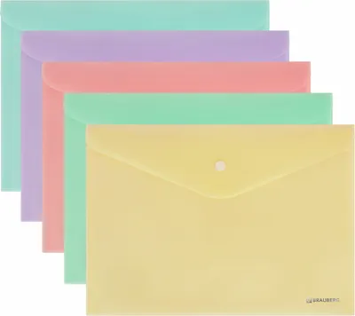 Набор папок Brauberg 272866 (5шт)