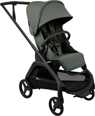 Детская прогулочная коляска Bugaboo Dragonfly complete (Black/Forest Green Plus)