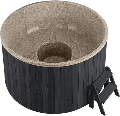 Купель Polarspa Light 195 Cold термососна S3 (бежевый/графит, с хромотерапией)