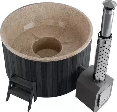 Купель Polarspa Light 195 Hot термососна S3 (бежевый/графит)