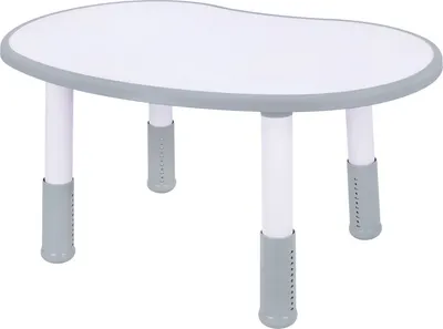 Стол детский Brabix Kids CT-002 / 533296 (белый/серый)