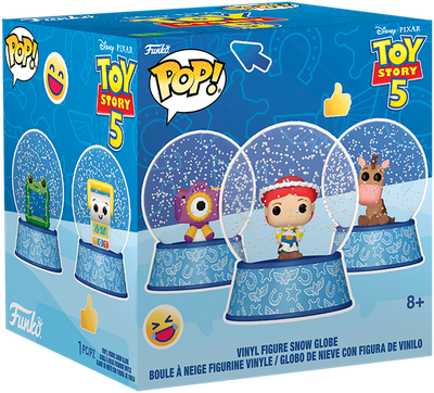 Фигурка коллекционная Funko Mystery Minis Snow Globes Disney Toy Story 5 / Fun92058 (в ассортименте)
