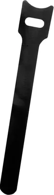 Бандаж кабельный Грандмастер На основе ленты Velcro VT-145x11BK / 702218 (12шт, черный)