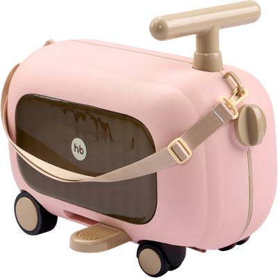 Чемодан на колесах Happy Baby Travy 50067 (розовый)