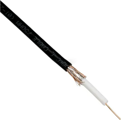 Кабель Rexant RG-6U (5м, черный)