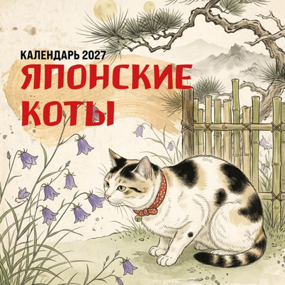 Календарь настенный Эксмо Японские коты. 2027 год (9785042472282)