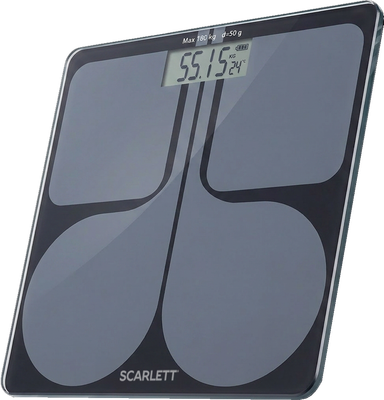 Напольные весы электронные Scarlett SC-BS33ED105 (черный)