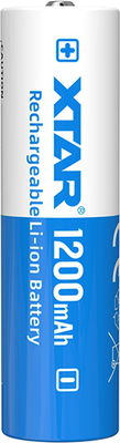 Аккумулятор XTAR 14500-AA 1200mAh Li-Ion 3.7V 2.5A (с защитой)