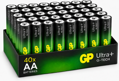 Комплект батареек GP Batteries Ultra+ LR6/15AUPETA21-2GSB4 (40шт)