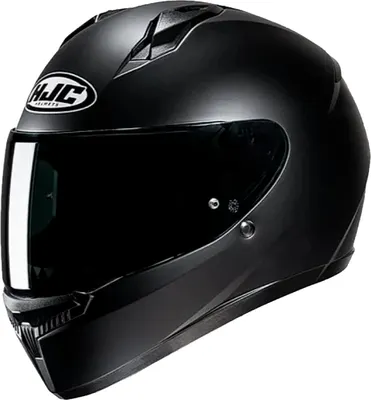 Мотошлем HJC C10 Semi Flat (M, черный)