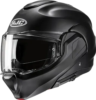 Мотошлем HJC F100 Semi Flat (2XL, черный)