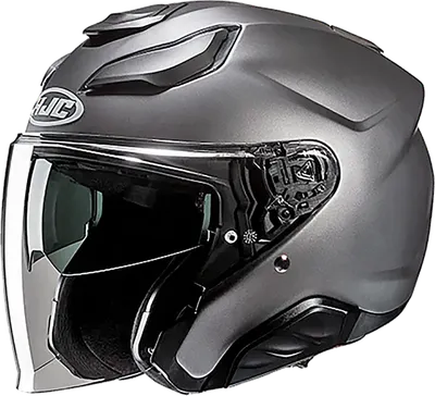 Мотошлем HJC F31 Semi Flat (XS, титановый)