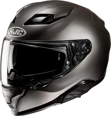 Мотошлем HJC F71 Semi Flat (2XL, титановый)