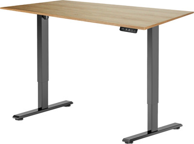 Стол с подъемным механизмом Ergosmart Electric Desk Prime 1380х800х18 (черный/дуб натуральный)