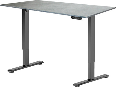Стол с подъемным механизмом Ergosmart Electric Desk Prime 1380х800х18 (черный/бетон чикаго)