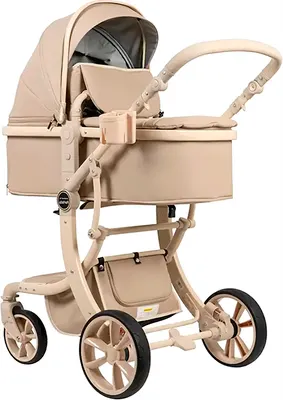 Детская универсальная коляска Aimile Adventurer PU / Ecru ADVPU-13 (бежевый)