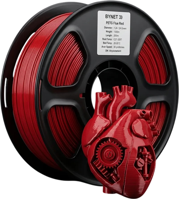 Пластик для 3D-печати BYNET3D PETG / BN_PETG0_RD (Red)