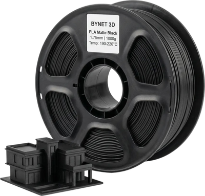Пластик для 3D-печати BYNET3D PLA / BN_PLA20_BK (Matte Black)