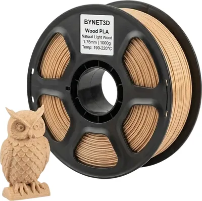Пластик для 3D-печати BYNET3D PLA / BN_PLA50_WD (Wood)