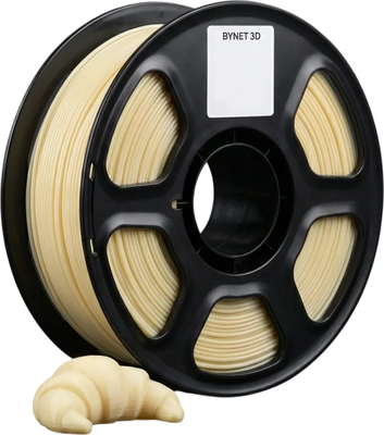 Пластик для 3D-печати BYNET3D PETG / BN_PETG0_CYW (Cream yellow)