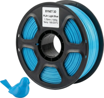 Пластик для 3D-печати BYNET3D PLA + / BN_PLA10_LBL (Light Blue)