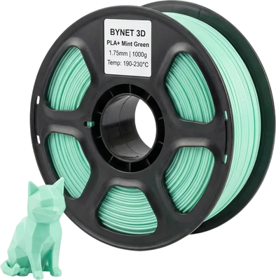 Пластик для 3D-печати BYNET3D PLA + / BN_PLA10_MGN (Mint Green)