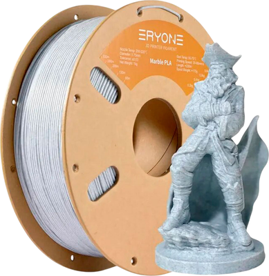 Пластик для 3D-печати Eryone Marble PLA / B0105001 (1.75мм, 1кг, мраморный)