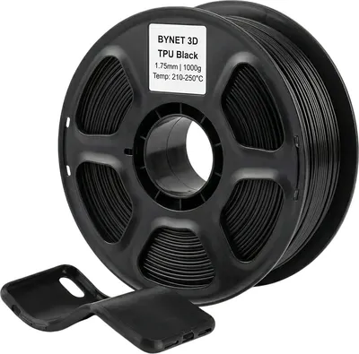 Пластик для 3D-печати BYNET3D TPU / BN_TPU00_BK (Black)