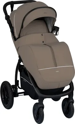 Детская прогулочная коляска INDIGO Epica Xl Air+ с сумкой (бежевый)