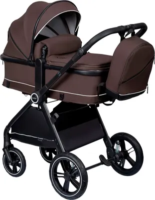Детская универсальная коляска INDIGO Rex 3в1 (коричневый)