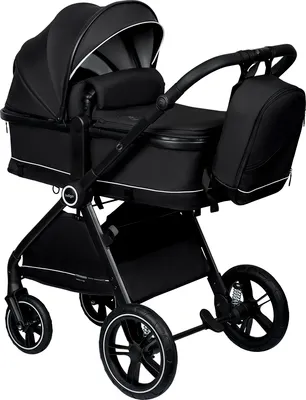 Детская универсальная коляска INDIGO Rex 3в1 (черный)