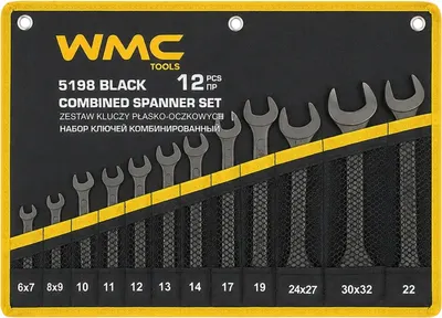 Набор ключей WMC Tools WMC-5198 Black (68299)