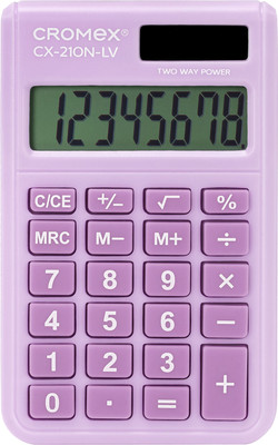 Калькулятор Cromex CX-210N-LV / 273836 (сиреневый)