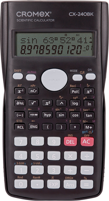 Калькулятор Cromex СX-240BK / 273832 (черный)