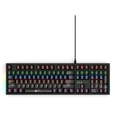Клавиатура R8 K1001 Keys Wired Multimedia Mechanical (черный)