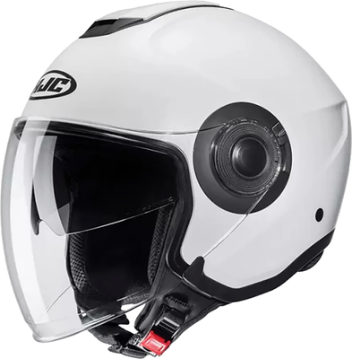 Мотошлем HJC i40N Semi Flat (S, жемчужно-белый)