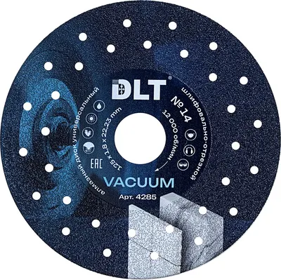 Отрезной диск алмазный DLT №15 Vacuum / 4285