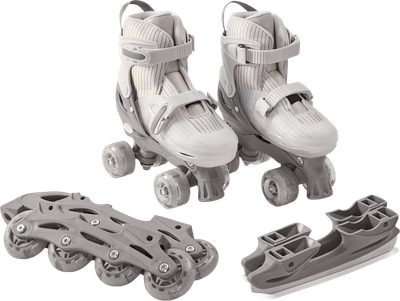 Ролики-коньки Happy Baby Skrolls 50057 (S, milky)