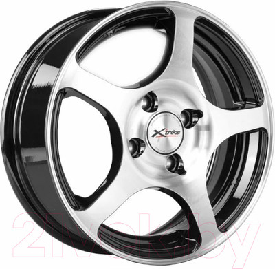 Литой диск X'trike X-118 15x6" 4x108мм DIA 63.35мм ET 45мм BKFP