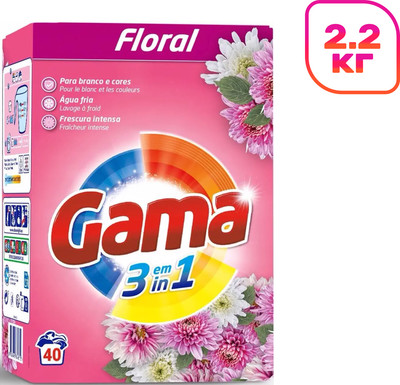 Стиральный порошок GAMA Floral (2.2кг)