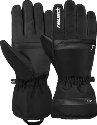 Перчатки лыжные Reusch Snow King / 6401198-7701 (р.10, Black/White)