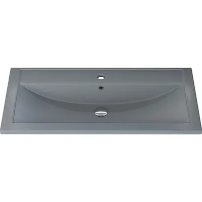Умывальник Uperwood Foster Quartz 90x45.5x17.5 (серый матовый/бетон)