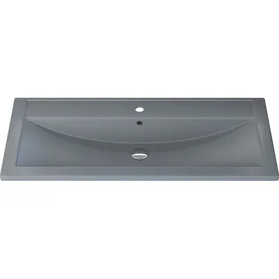 Умывальник Uperwood Foster Quartz 100x45.5x17.5 (серый матовый/бетон)