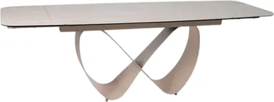 Обеденный стол Signal Infinity 160-240x95 (Ceramic бежевый травертин/кашемир)