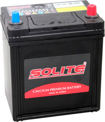 Автомобильный аккумулятор Solite Asia (0) тонкие клеммы с бортом 350A / SCMF44AL (44 А/ч)