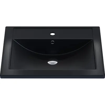 Умывальник Uperwood Foster Quartz 60x40.5x16.5 (черный матовый/уголь)